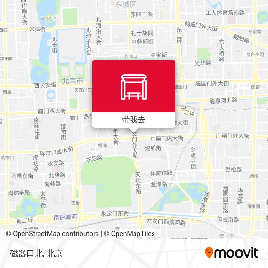 磁器口北地图