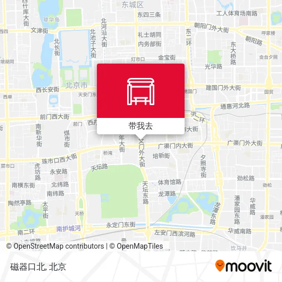 磁器口北地图