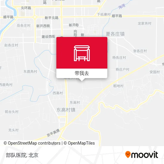 部队医院地图