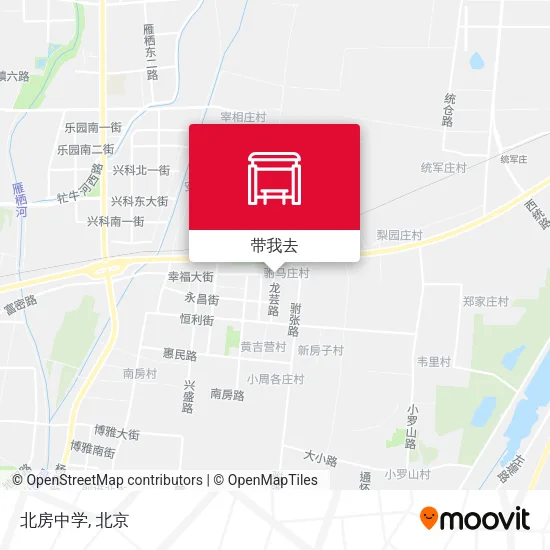 北房中学地图