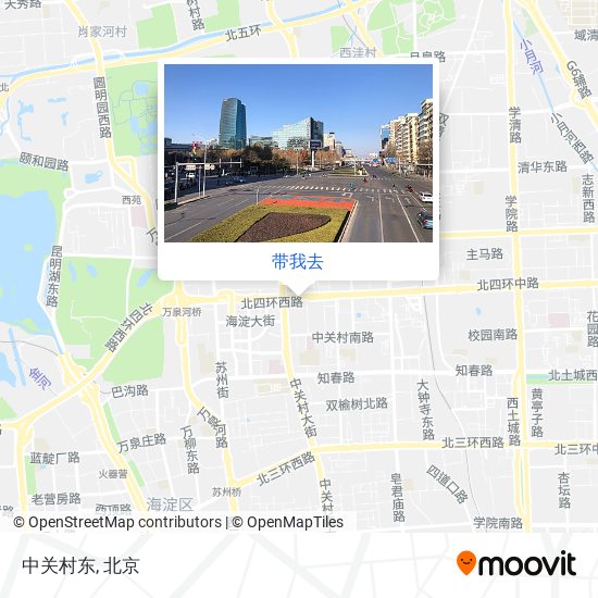 中关村东地图
