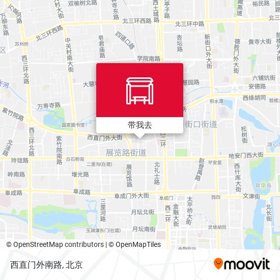 西直门外南路地图