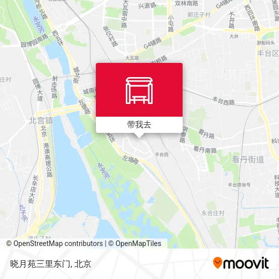 晓月苑三里东门地图