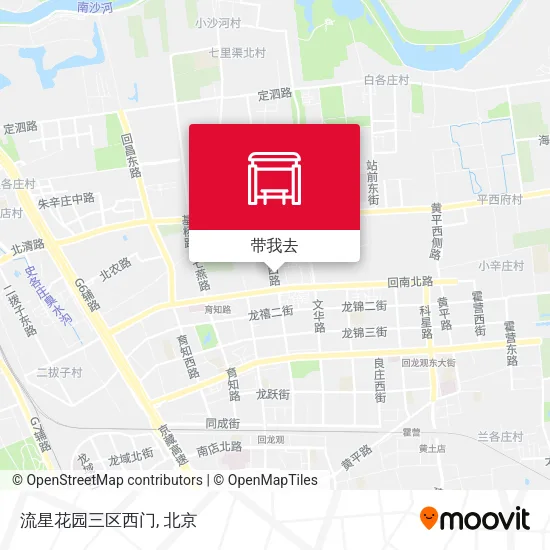 流星花园三区西门地图