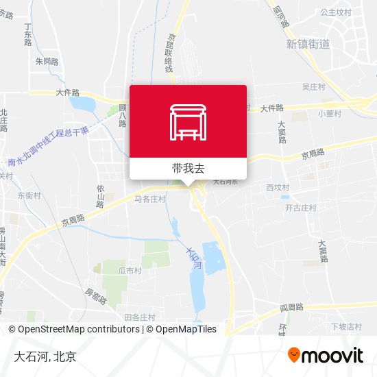 大石河地图