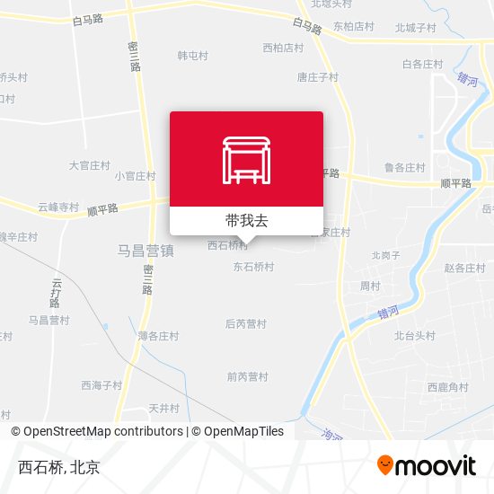 西石桥地图