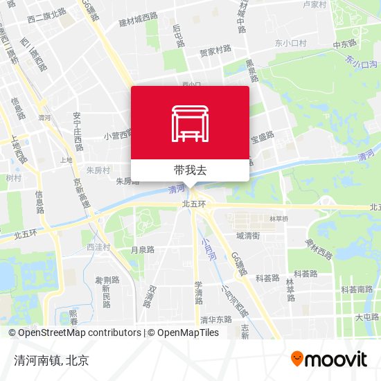 清河南镇地图