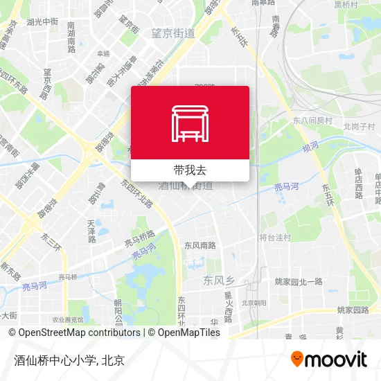 酒仙桥中心小学地图
