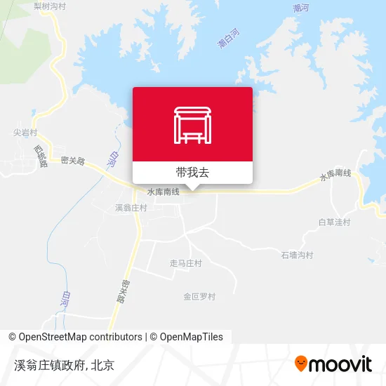 溪翁庄镇政府地图