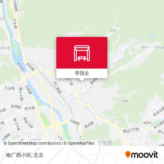 炮厂西小区地图