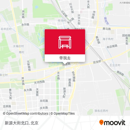 新源大街北口地图