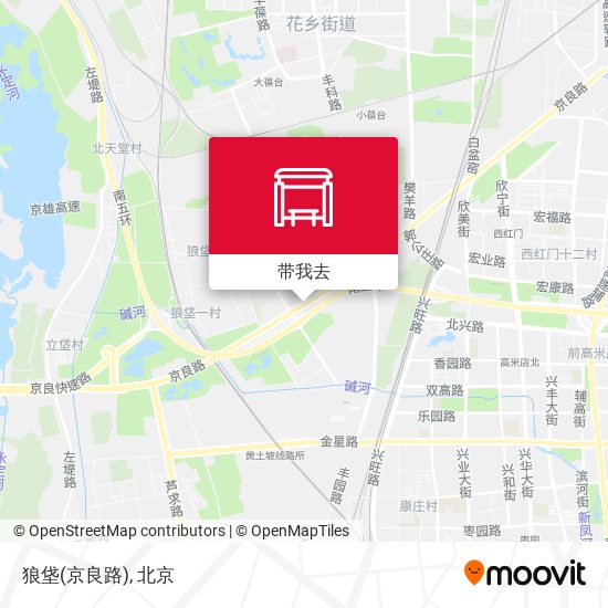 狼垡(京良路)地图