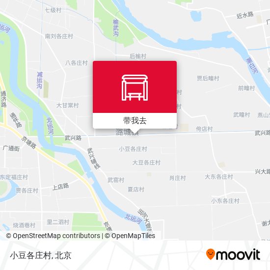 小豆各庄村地图