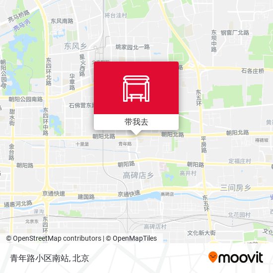 青年路小区南站地图