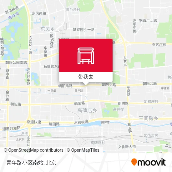 青年路小区南站地图