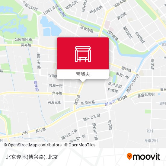 北京奔驰(博兴路)地图