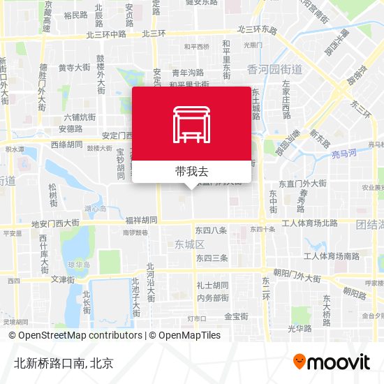 北新桥路口南地图