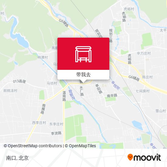 南口地图