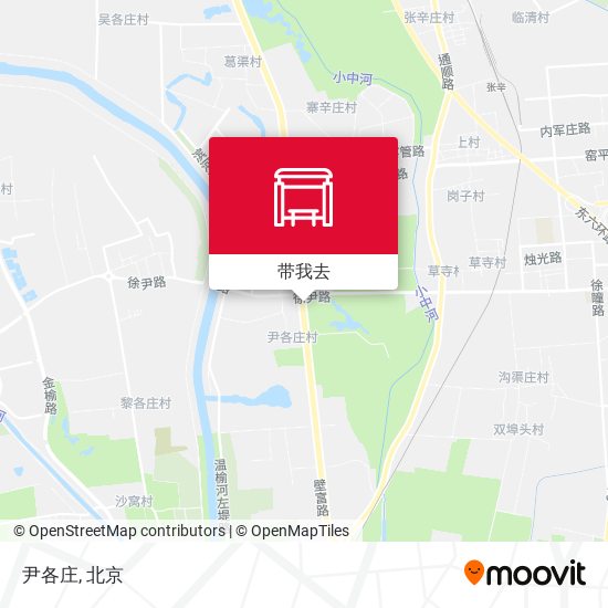 尹各庄地图