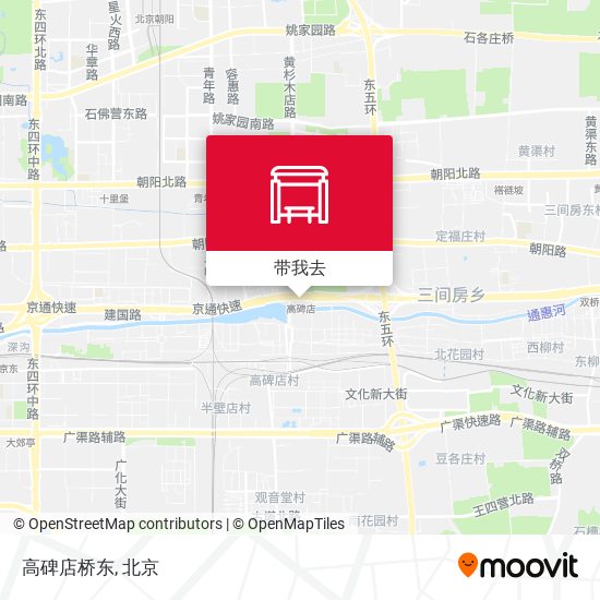 高碑店桥东地图