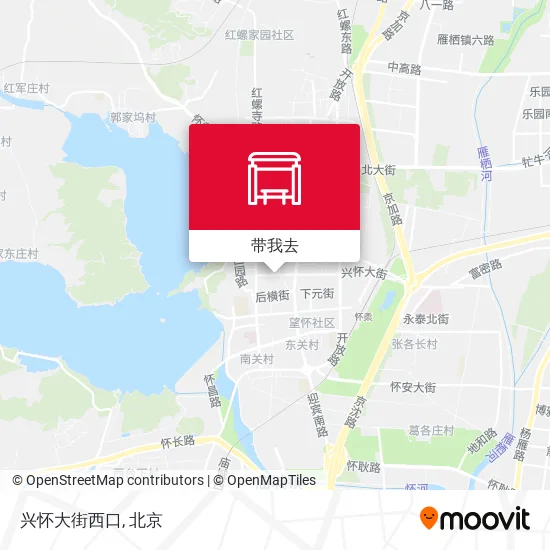 兴怀大街西口地图