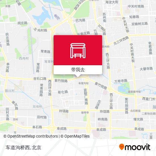 车道沟桥西地图