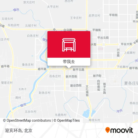 迎宾环岛地图