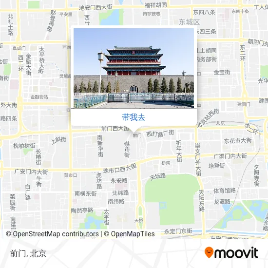 前门地图