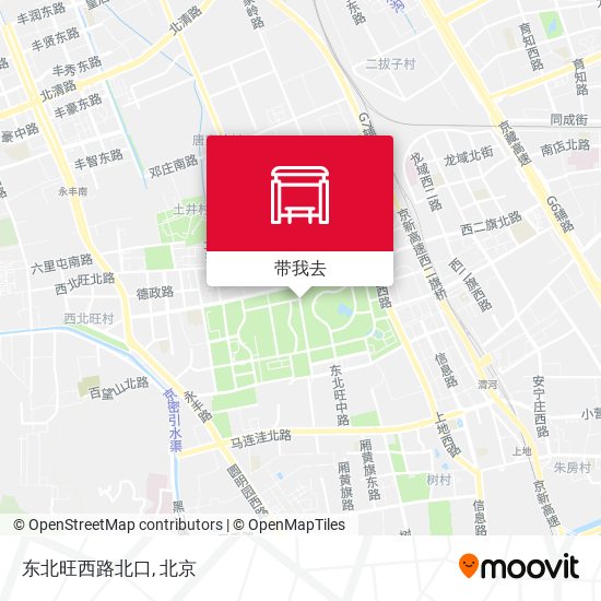 东北旺西路北口地图