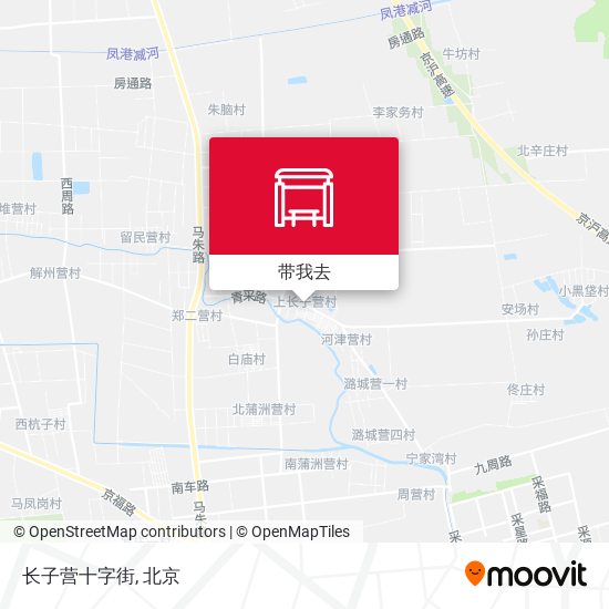 长子营十字街地图