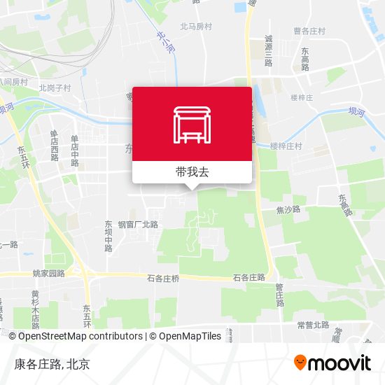 康各庄路地图