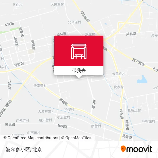 波尔多小区地图