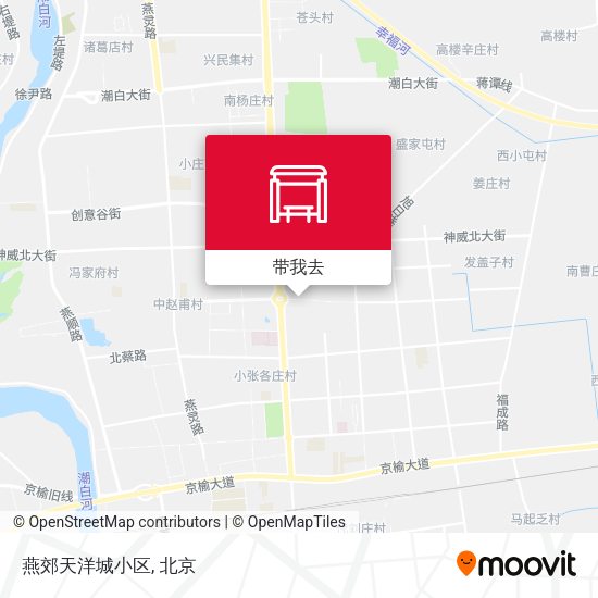 燕郊天洋城小区地图