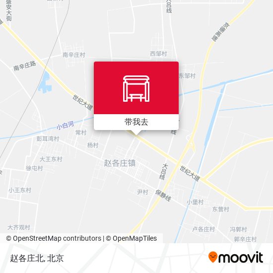 赵各庄北地图