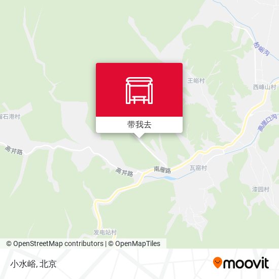 小水峪地图