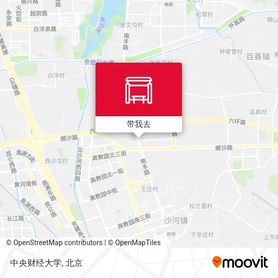 中央财经大学地图