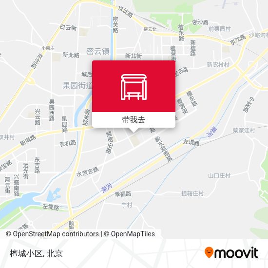 檀城小区地图