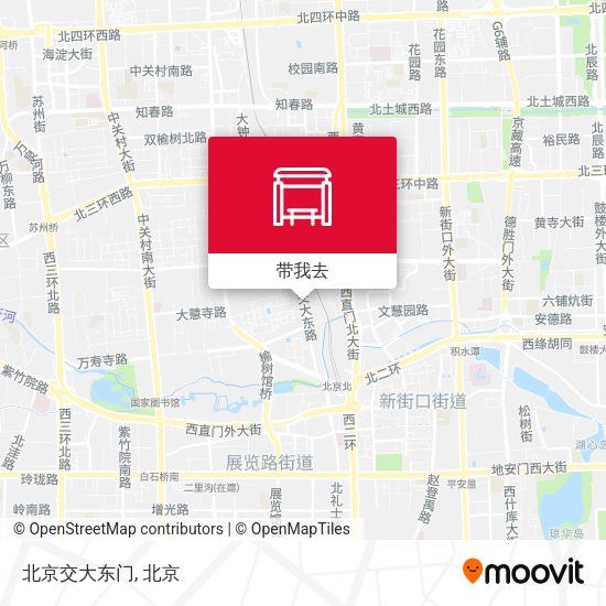 北京交大东门地图