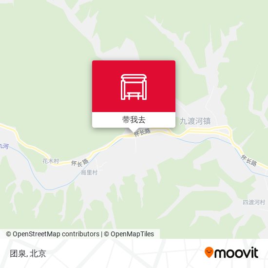 团泉地图