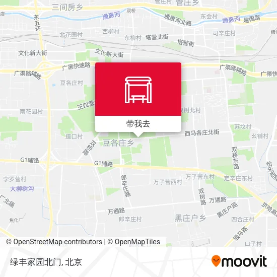 绿丰家园北门地图