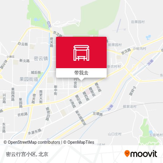 密云行宫小区地图