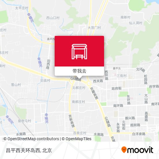 昌平西关环岛西地图