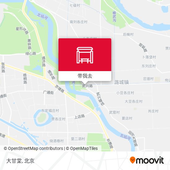 大甘棠地图