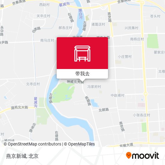 燕京新城地图
