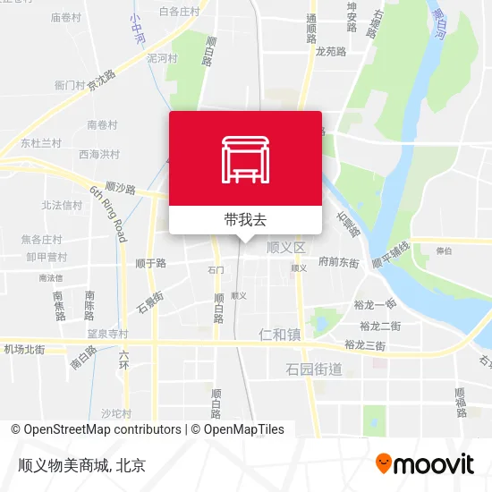 顺义物美商城地图