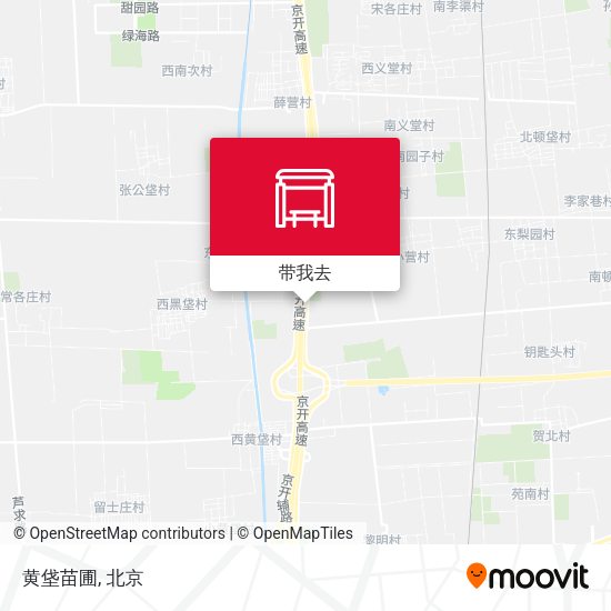 黄垡苗圃地图