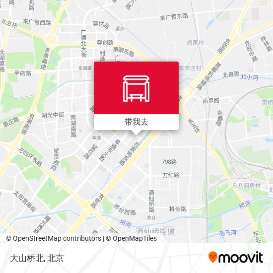 大山桥北地图