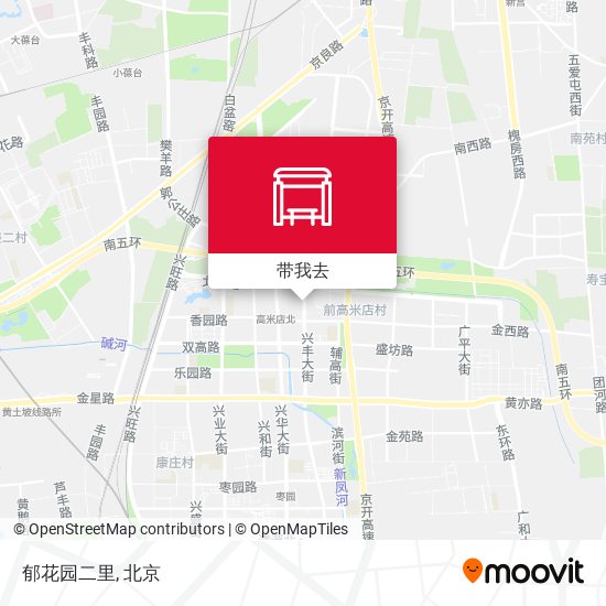 郁花园二里地图