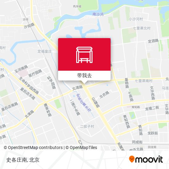 史各庄南地图