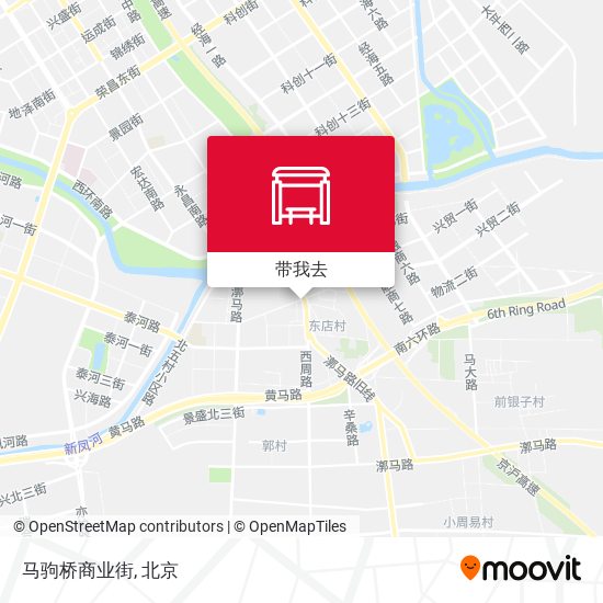 马驹桥商业街地图